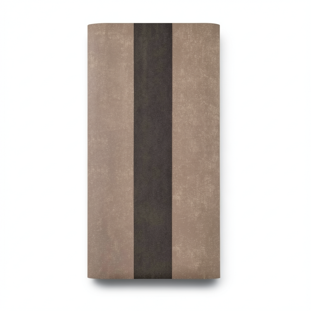 Italian Wallpaper Brown Color Striped Design, Size 10mx0.53m, Model 225025VE