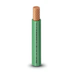كابل نحاس THHN/THWN معزول PVC 105°C مقاس 1.31 مم² 600 فولت طول 250 قدم اللون أخضر | شركة الفنار