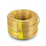 كابل نحاس THHN/THWN عزل PVC 105°C مقاس 1.31 مم² قطر 2.5 مم 600 فولت طول 300 قدم لون أصفر | شركة الفنار
