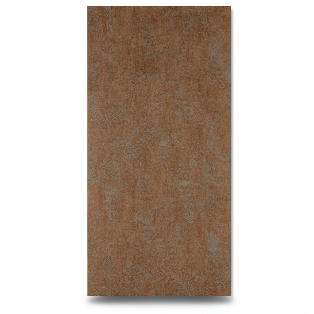 Patterned Wall Decoration Brown Color 10 m x 0.53 m, Model 18453