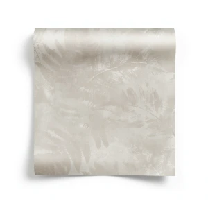 Spanish Wallpaper Leaf-Patterned Design 10 m x 0.53 m, Beige, Model 360-2