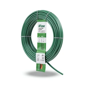 كابل نحاس THHN/THWN معزول PVC 105°C مقاس 3.31 مم² قطر 3.4 مم 600 فولت طول 250 قدم لون أخضر | شركة الفنار