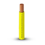 كابل نحاس THHN/THWN معزول PVC 105°C مقاس 8.37 مم² 600 فولت طول 300 قدم لون أصفر | شركة الفنار