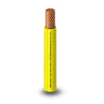 كابل نحاس THHN/THWN عزل PVC 105°C مقاس 13.3 مم² قطر 6.4 مم 600 فولت طول 300 قدم لون أصفر | شركة الفنار
