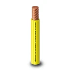 كابل نحاس THHN/THWN معزول PVC 105°C مقاس 5.26 مم² قطر 3.9 مم 600 فولت طول 300 قدم لون أصفر | شركة الفنار