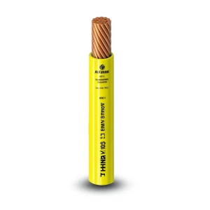 كابل نحاس THHN/THWN عزل PVC 105°C مقاس 1.31 مم² قطر 2.5 مم 600 فولت طول 300 قدم لون أصفر | شركة الفنار