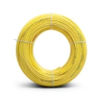 كابل نحاس THHN/THWN معزول PVC 105°C مقاس 2.08 مم² 600 فولت طول 300 قدم لون أصفر | شركة الفنار
