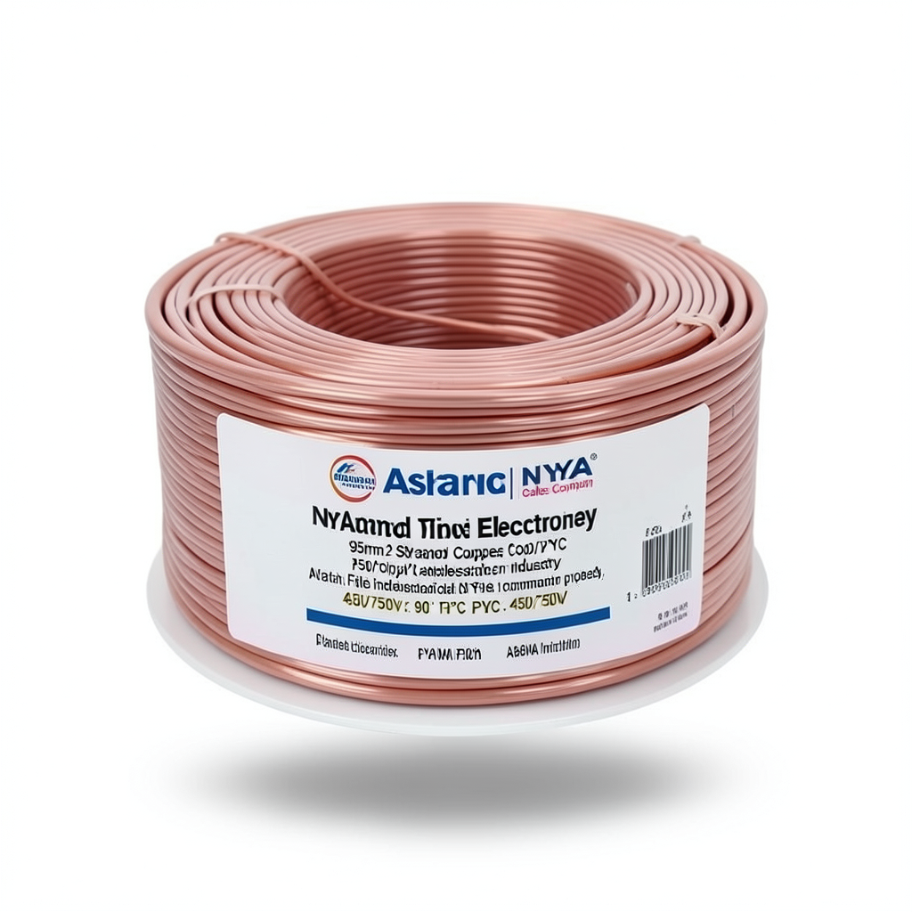 95mm2 NYA Stranded Copper Electric Wire 450/750V PVC 90°C Pink | Asharqiyah Cables Company for Industry