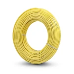 كابل نحاس THHN/THWN معزول PVC 105°C مقاس 5.26 مم² قطر 3.9 مم 600 فولت طول 300 قدم لون أصفر | شركة الفنار