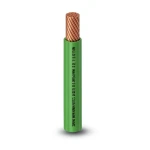 كابل نحاس THHN/THWN معزول PVC 105°C مقاس 3.31 مم² قطر 3.4 مم 600 فولت طول 250 قدم لون أخضر | شركة الفنار