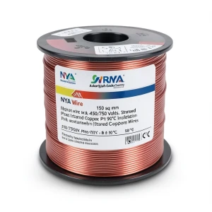 سلك 150 مم NYA 450/750 فولت، نحاس مجدول، عزل PVC 90°C، زهرى | شركة كابلات الشرقية للصناعة