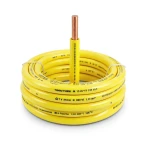كابل نحاس THHN/THWN عزل PVC 105°C مقاس 1.31 مم² قطر 2.5 مم 600 فولت طول 300 قدم لون أصفر | شركة الفنار