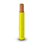 كابل نحاس THHN/THWN معزول PVC 105°C مقاس 3.31 مم² قطر 3.4 مم 600 فولت طول 300 قدم أصفر | شركة الفنار