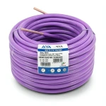 70mm2 NYA Electric Wire 450/750V, Stranded Copper, PVC 90°C Insulated, Purple | Asharqiyah Cables Company for Industry