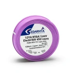 120mm NYA Electrical Wire 450/750V, Stranded Copper, PVC 90°C Insulated, Purple | Asharqiyah Cables Company for Industry
