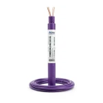 كابل نحاس THHN/THWN معزول PVC 105°C مقاس 2.08 مم² 600 فولت طول 500 قدم بنفسجي | شركة الفنار