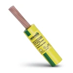 سلك 50 مم2 NYA 450/750 فولت، نحاس مجدول، عزل PVC 90°C، أصفر/أخضر | شركة كابلات الشرقية للصناعة