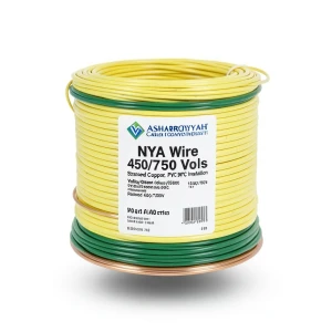 سلك 150 مم2 NYA 450/750 فولت، نحاس مجدول، عزل PVC 90°C، اصفر/اخضر | شركة كابلات الشرقية للصناعة