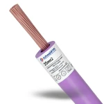 سلك كهرباء نحاس مجدول NYA 25 ملم2 450/750 فولت، عزل PVC 90°C، بنفسجى | شركة كابلات الشرقية للصناعة
