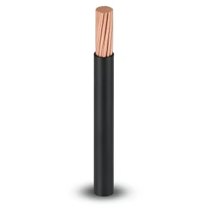 سلك نحاس شعر 6mm2 450/750 فولت عزل PVC لون اسود