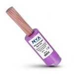 لفة سلك كهرباء نحاس مجدول NYA 95 مم2 450/750 فولت عزل PVC 90°C بنفسجى | شركة كابلات الشرقية للصناعة