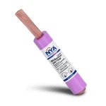 لفة سلك كهرباء 120 مم NYA 450/750 فولت، نحاس مجدول، عزل PVC 90°C، بنفسجي | شركة كابلات الشرقية للصناعة