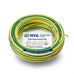 35mm NYA Electrical Wire 450/750V, Stranded Copper, PVC 90°C Insulated, Yellow/Green | Asharqiyah Cables Company for Industry