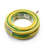 70mm2 NYA Electric Wire 450/750V, Stranded Copper, PVC 90°C Insulated, Yellow/Green | Asharqiyah Cables Company for Industry