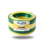 95mm2 NYA Stranded Copper Electric Wire 450/750V PVC 90°C Yellow/Green | Asharqiyah Cables Company for Industry