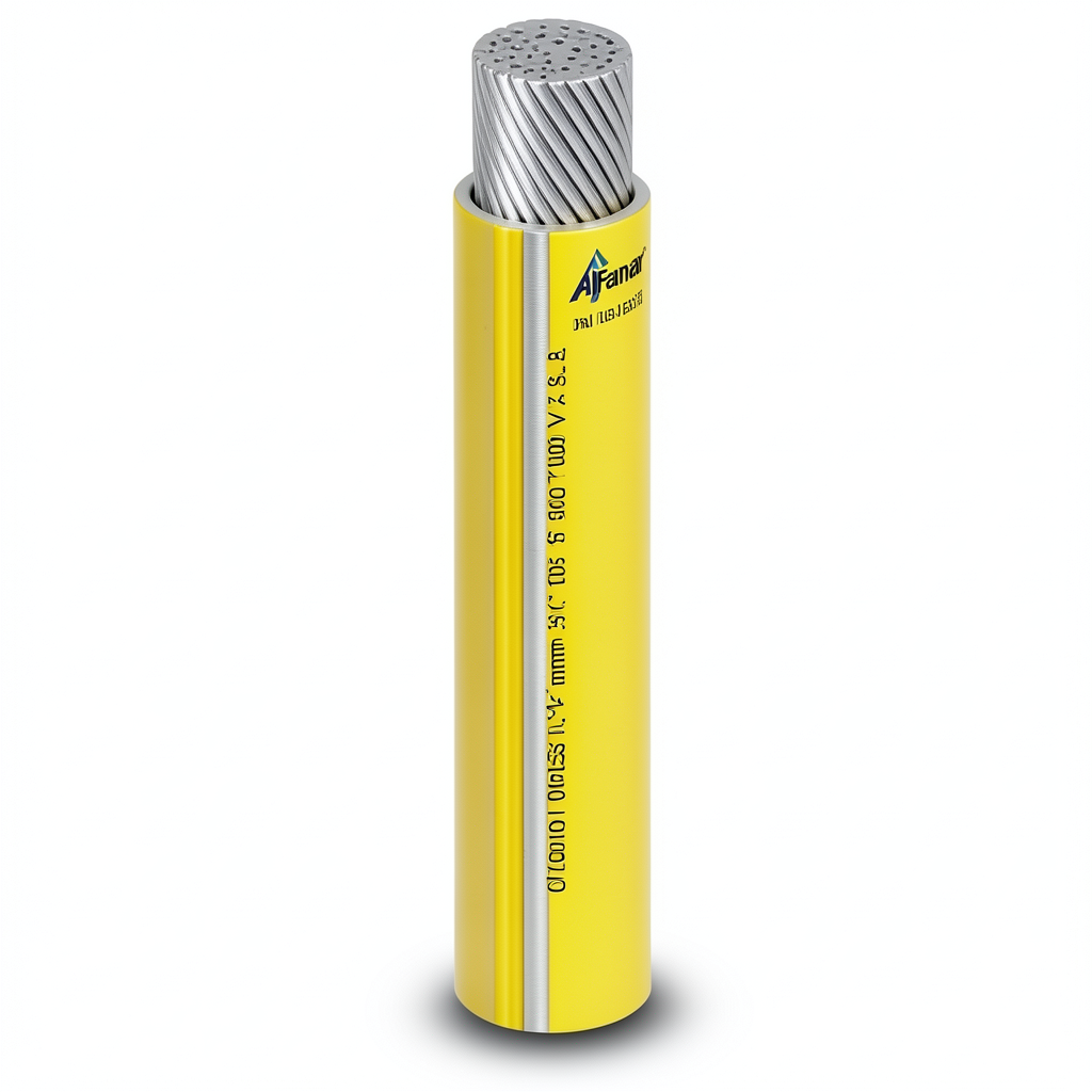 0.75mm2 Tinned Copper Flexible Electric Wire 600/1000V, PVC Insulation, Yellow | Al Fanar