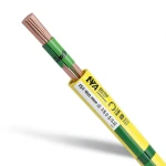 150 sq mm NYA Wire 450/750 Volts, Stranded Copper, PVC 90°C Insulation, Yellow/Green | Asharqiyah Cables Company for Industry