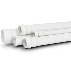 UPVC Pipe for Sewerage Systems PN 16 Bar Outside Diameter 50 mm Thickness 3.7 mm White Color