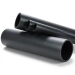 أنابيب HDPE ضغط 4 بار PE 80 قطر خارجي 140 مم سمك 5.4 مم لون أسود