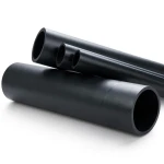 HDPE Plastic Pipe Nominal Pressure 4 Bar PE 80 OD 225 mm Thickness 8.6 mm Black