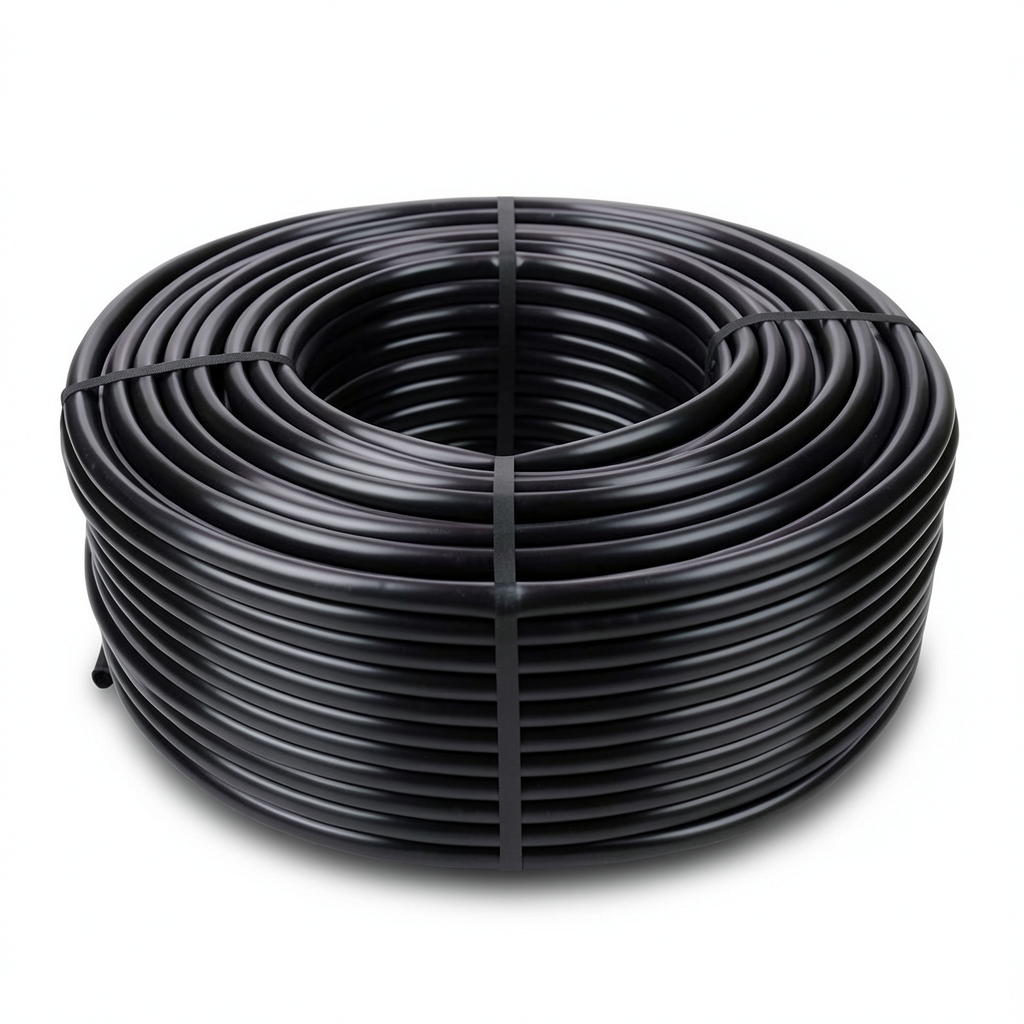 HDPE Coil Pipe Nominal Pressure 3.2 Bar PE 80 OD 63 mm Thickness 1.8 mm Black