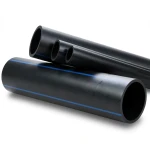 HDPE Plastic Pipe Nominal Pressure 4 Bar PE 80 OD 355 mm Thickness 13.6 mm Black