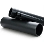 High Density Polyethylene Pipe PN 4 Bar PE 80, 180 mm OD, 6.9 mm Thickness, Black