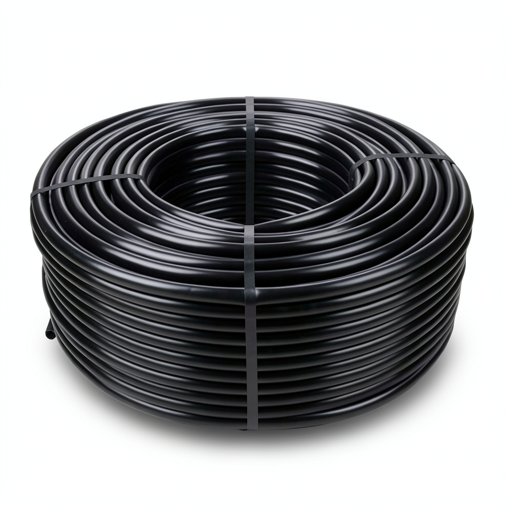 لفة انابيب HDPE ضغط 3.2 بار PE 80 قطر خارجي 63 مم سماكة 1.8 مم لون اسود