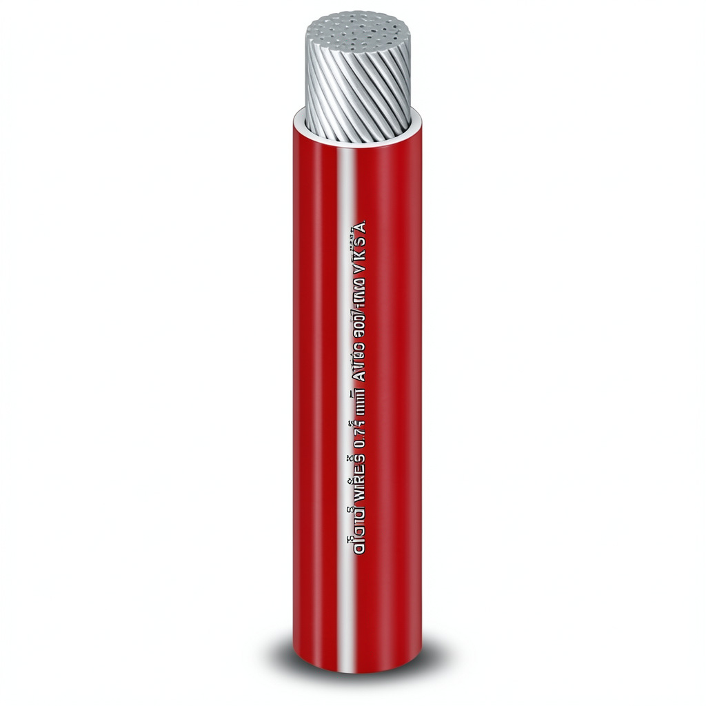 لفة سلك نحاس شعر مطلي بالقصدير عزل PVC، 50mm، 600/1000V، أحمر | شركة الفنار
