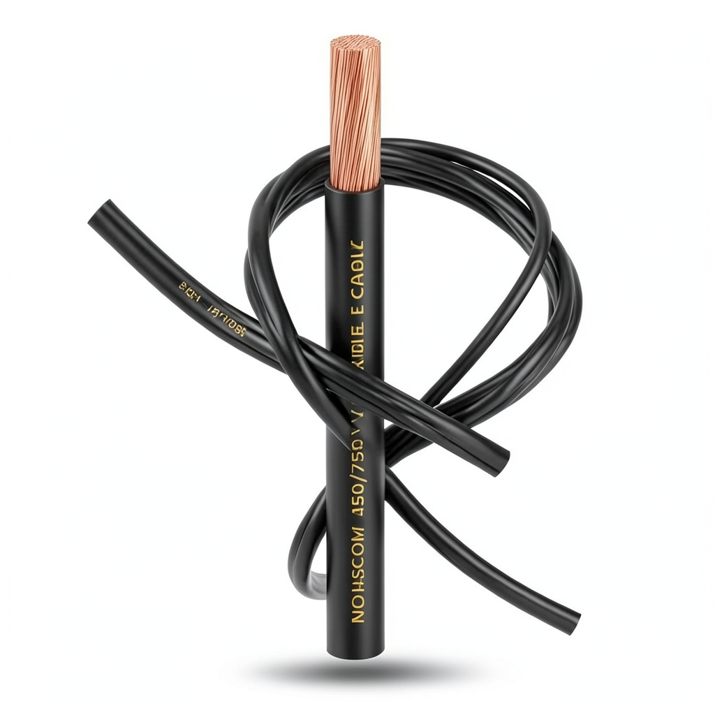 70mm2 Flexible Copper Wire 450/750 Volts PVC Insulation Black