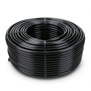 لفة بلاستيك HDPE ضغط 3.2 بار PE 80 قطر خارجي 75 مم لون أسود