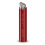 سلك كهرباء نحاس مرن مغطى بالقصدير معزول PVC، مقاس 120mm²، 600/1000 فولت، لون أحمر | شركة الفنار