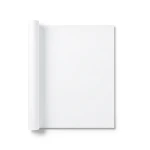 Plain Wallpaper White Color 10m x 0.53m, Model 47280