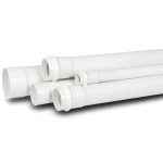 UPVC Pipe for Sewerage Systems PN 16 Bar Outside Diameter 50 mm Thickness 3.7 mm White Color