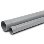 UPVC Plastic Pipe for Sewerage Systems SDR 13.6 Outside Diameter 25 mm Thickness 1.9 mm Gray Color
