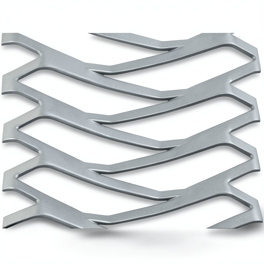 Hot Rolled Flattened Expanded Metal Momawaj Form Thickness 2.8 mm Size 2.44×5 m