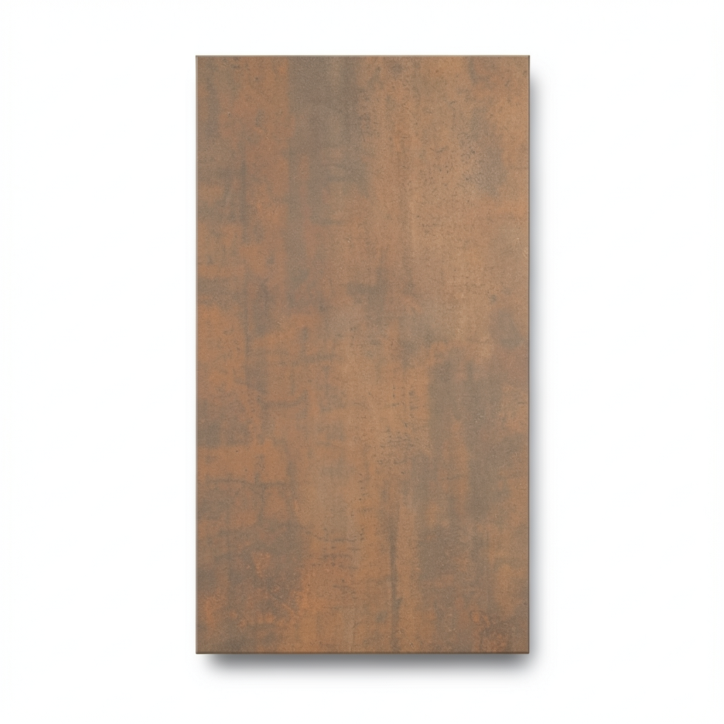 Cut Porcelain Flooring 60×120 cm, Oxide Color, Metallo Model