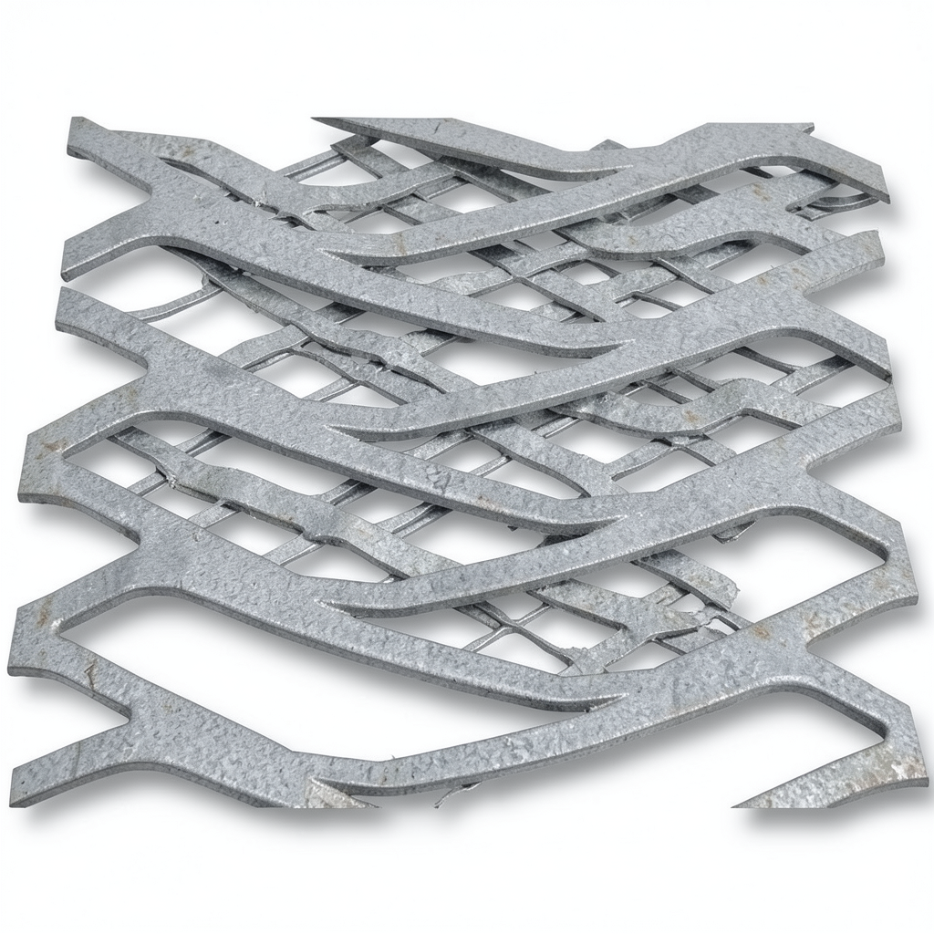 Hot Rolled Flattened Expanded Metal Momawaj Form Thickness 2.8 mm Size 2.44×5 m