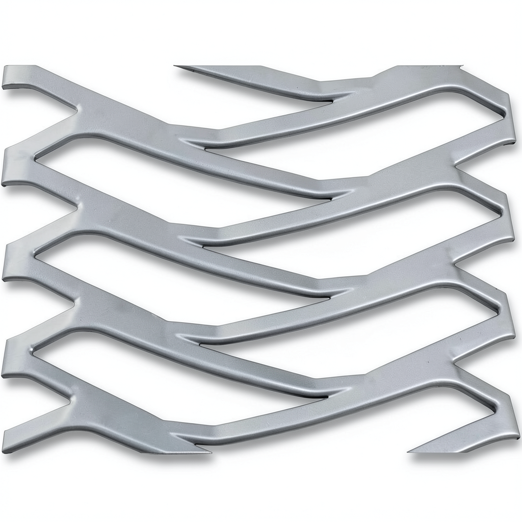 Hot Rolled Expanded Metal Mesh Momawaj Design Thickness 3 mm Width 2.44 m Length 7 m