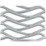 Hot Rolled Expanded Metal Wiremesh Momawaj Shape Wire Diameter 3 mm Width 2.44 m Length 3 m